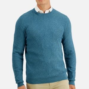 Tasso Elba cashmere blue sweater